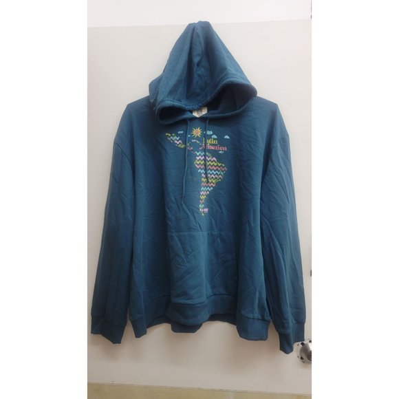 Latino Heritage Month Adult Gender Inclusive Latin America Hooded Sweatshirt Siz - Picture 6 of 8